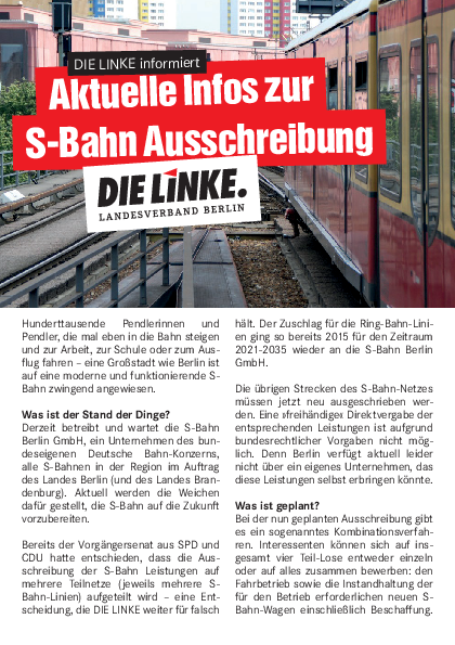 S Bahn Landesverband Berlin