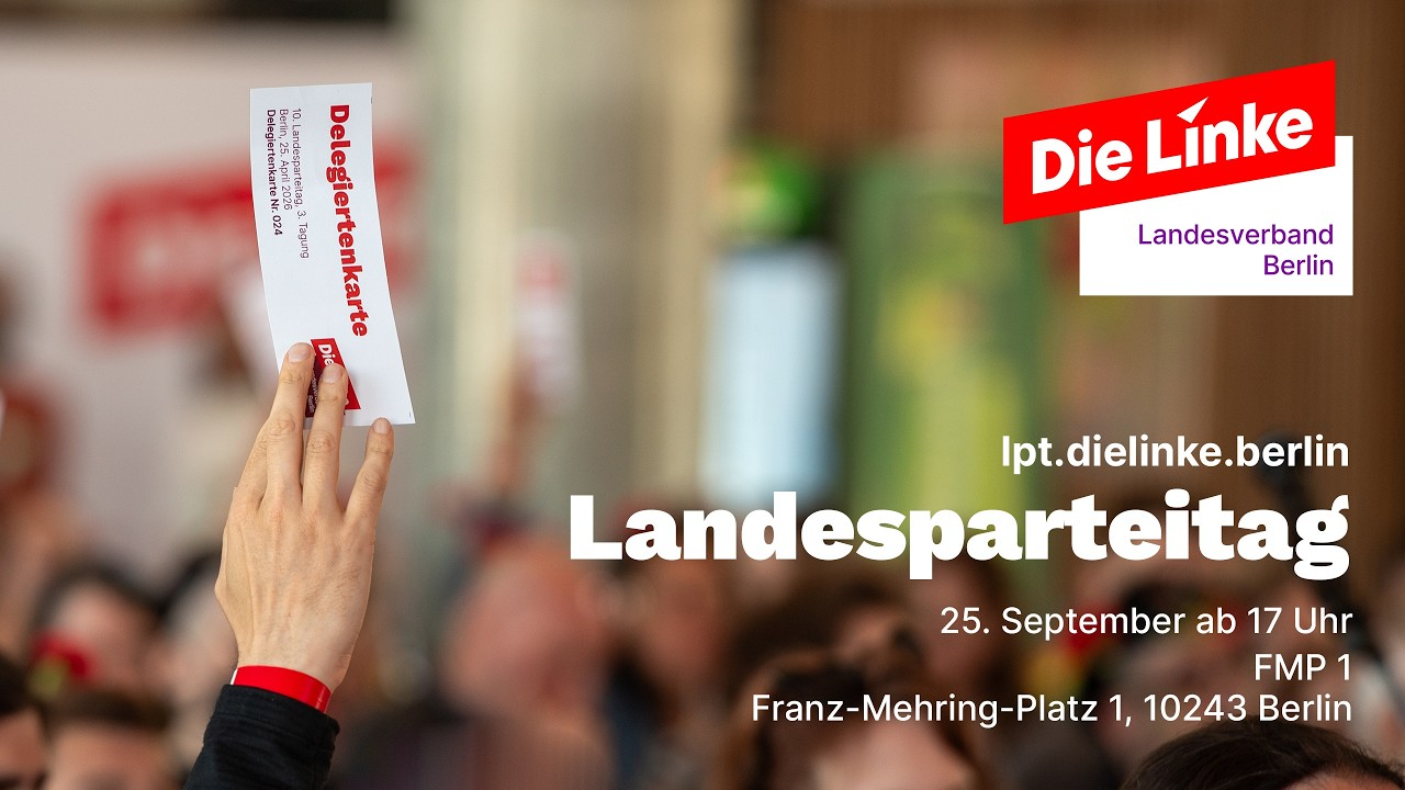 Landesparteitag der Berliner Linken